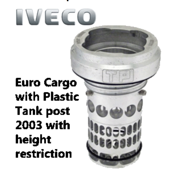 Anti-Siphon Device For Iveco Euro Cargo with Plastic Tank post 2003 (HR)